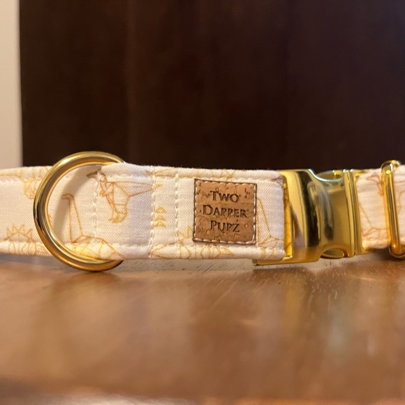 Origami Dinosaurs Dog collar - Picture 2 of 5